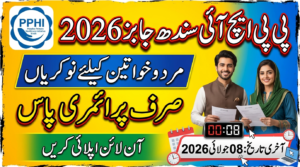 PPHI Sindh Jobs 2026 – Online Apply