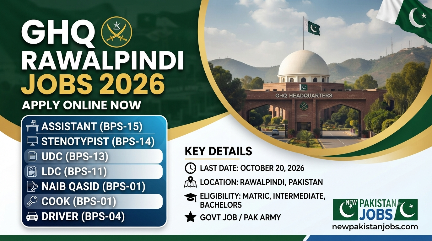 GHQ Rawalpindi Jobs 2026