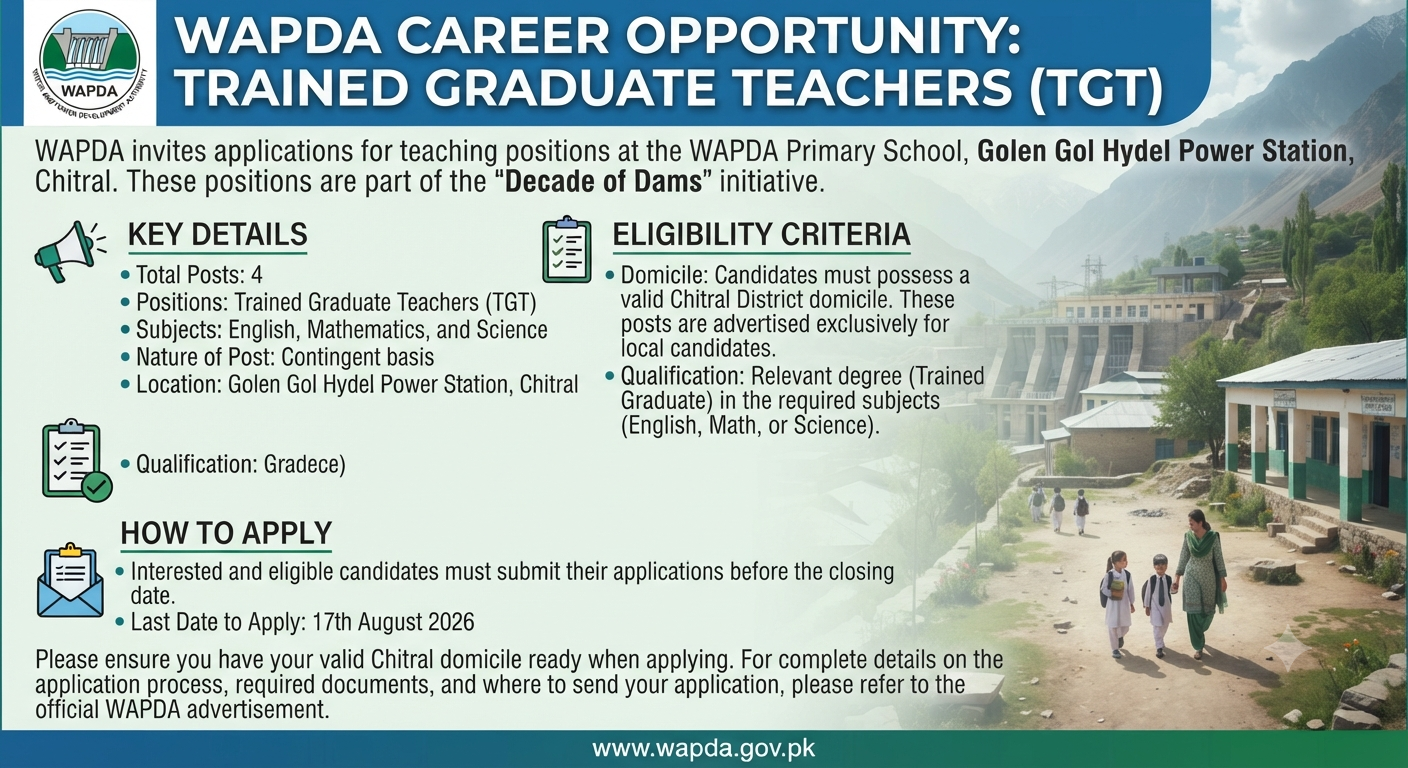 WAPDA Jobs Chitral 2026