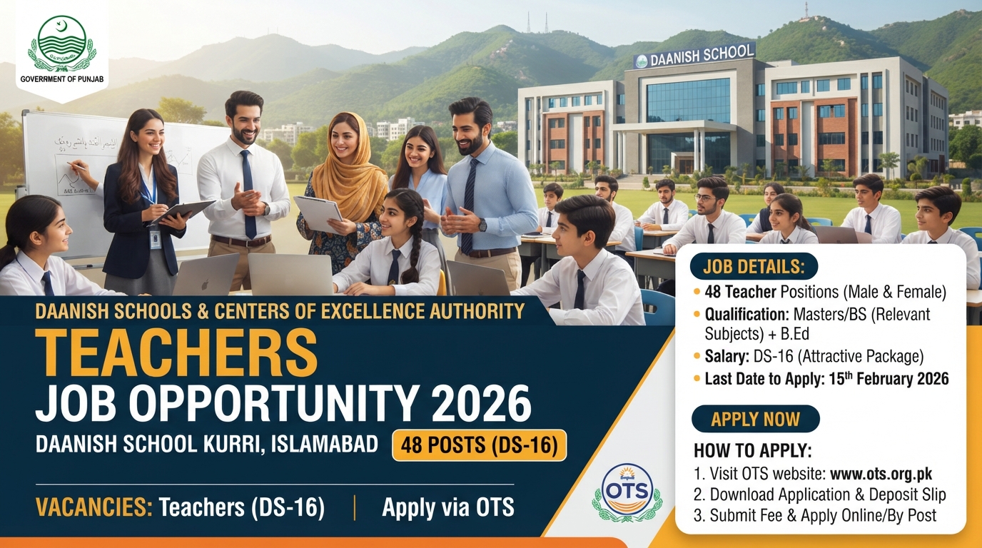 Daanish School Kurri Islamabad Jobs 2026